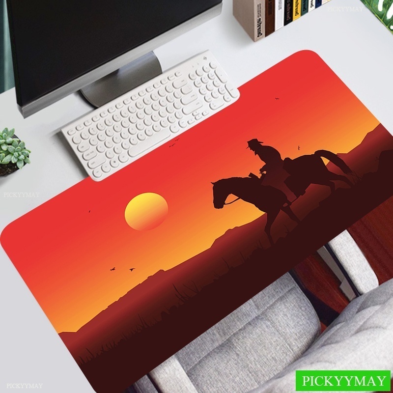 Dead Red Redemption 2 Gaming Mouse Pad Gamer Mouse Mat Large Mousepad Desk Mat Computer Keyboard Mats Table Carpet MausePads