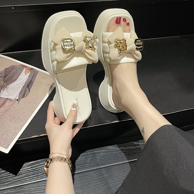 C＆S dép kiểu nữ đi chơi dép bánh mì Thoải Mái Xinh Xắn 21Z2351601