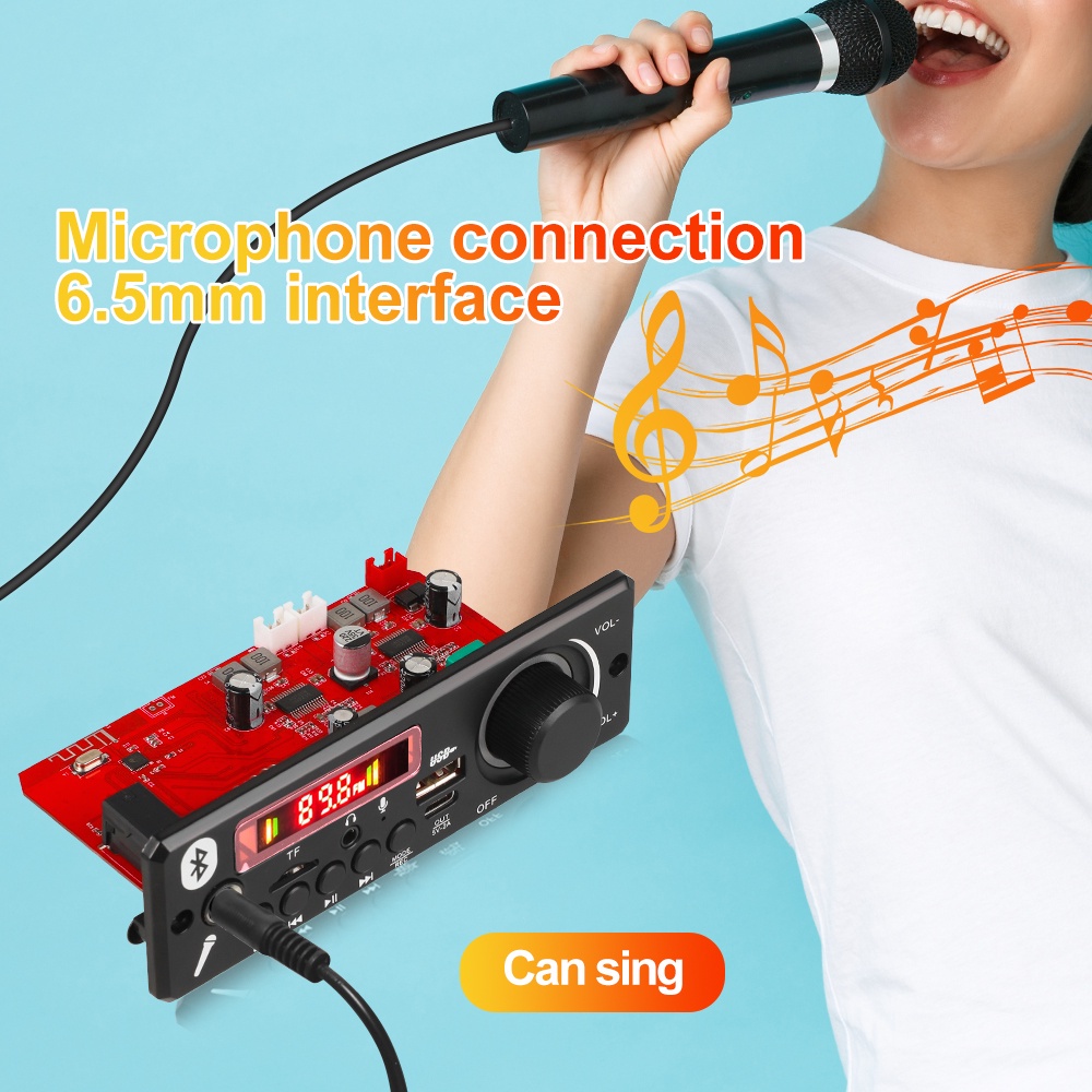 Bảng Mạch Khuếch Đại Âm Thanh MP3 12V DIY 2 * 80W 160W Cho Xe Hơi