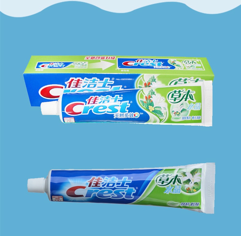 Crest salt Kem Đánh Răng Thảo Mộc Pha Lê Màu Trắng Nặng 140g Có Thể Chắc Chắn Cho Gia Đình
