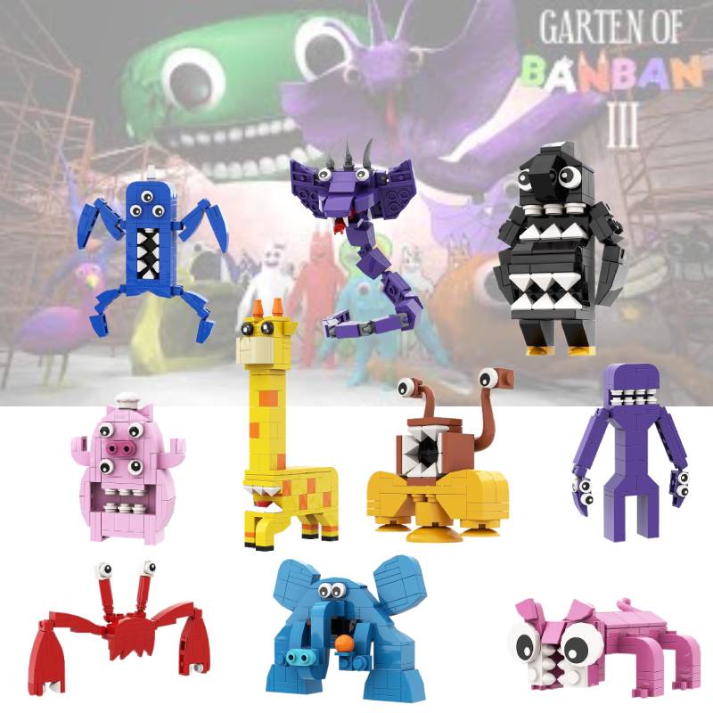 ROBLOX Bộ 327 Khối Xây Dựng Trò Chơi Kinh Dị: Ganten Of Banban Horror