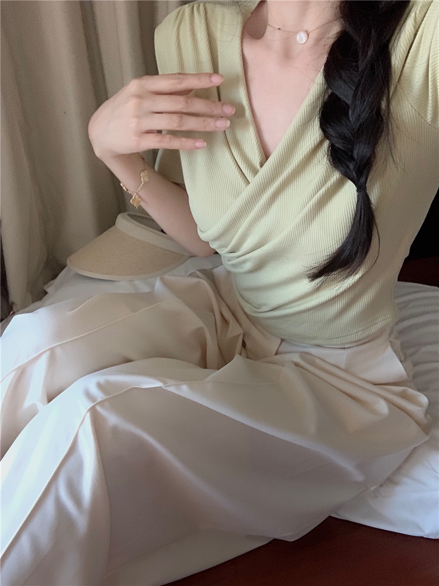 Áo Dệt Kim Mùa Hè 64624 / Váy Lưng Thun