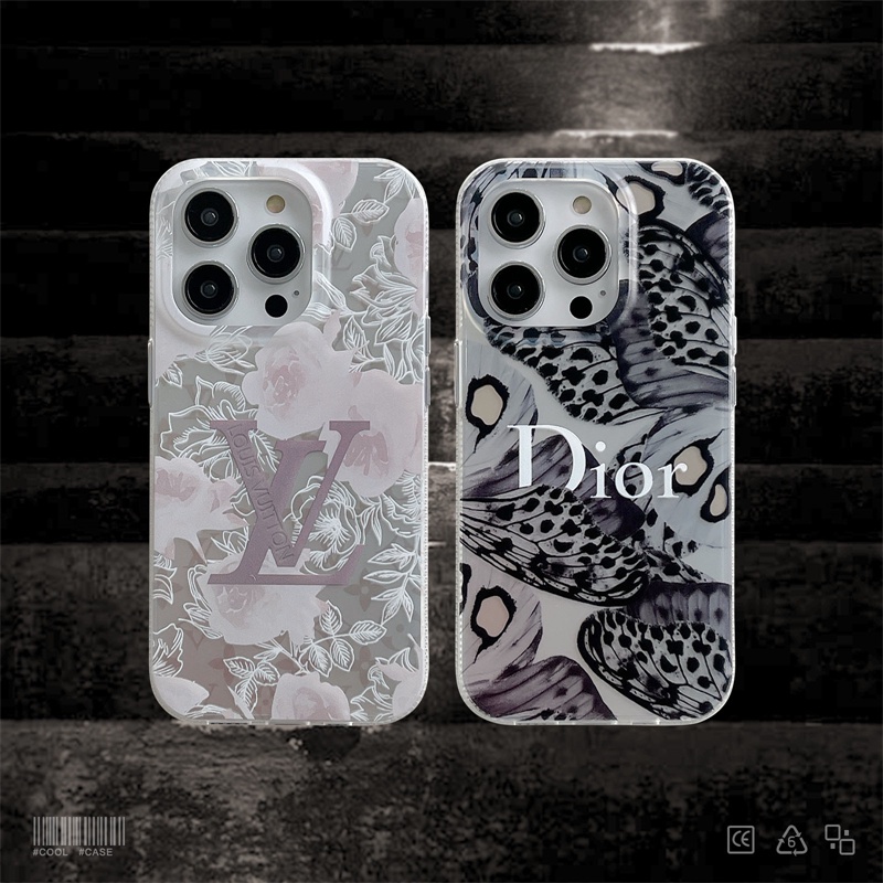 Ốp Điện Thoại TPU Silicon Bề Mặt Nhám Chống Sốc In Logo L DIO Sang Trọng Dành Cho iPhone 11 12 13 14 Pro Max 14 Plus