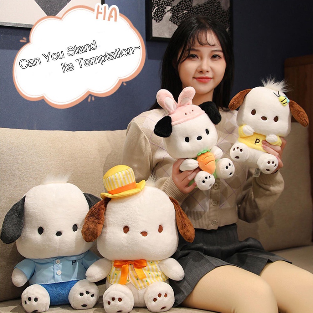 Chú Chó Sanrio Pochacco Nhồi Bông Dễ Thương 32cm
