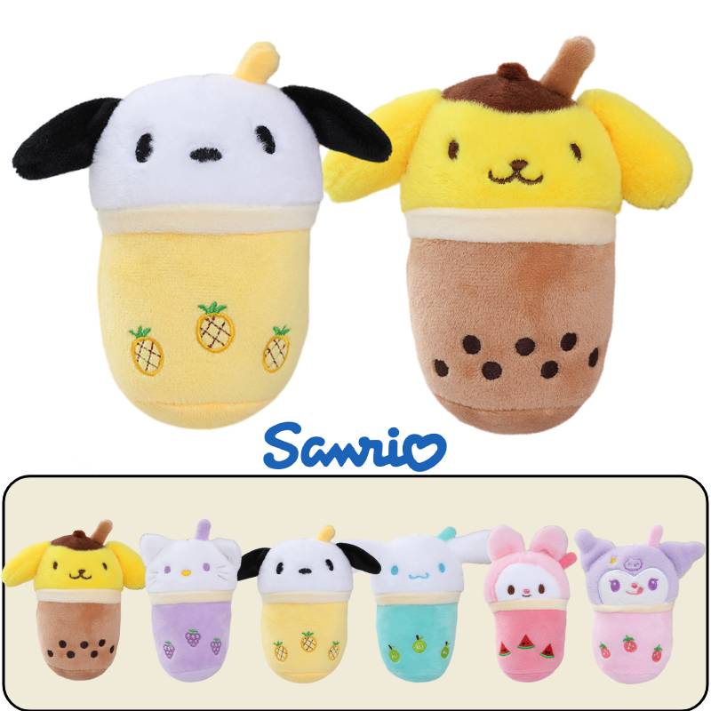 Móc Khóa Hình Ly Trà Sữa Bằng pp cotton Dễ Thương Màu Sắc