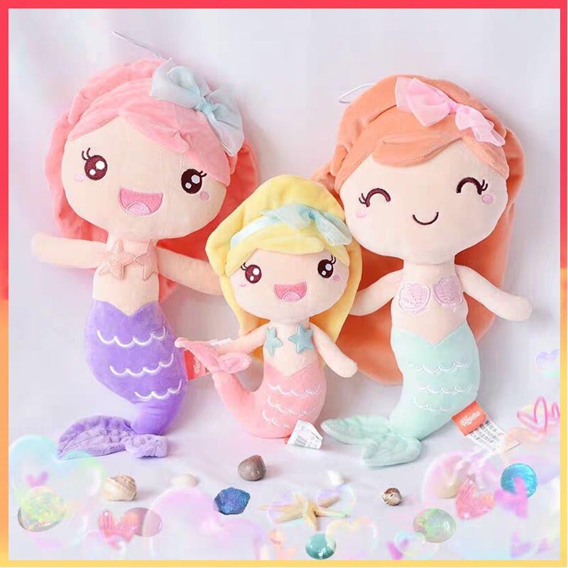 Nàng Tiên Cá Nhồi Bông 20-36cm Đáng Yêu