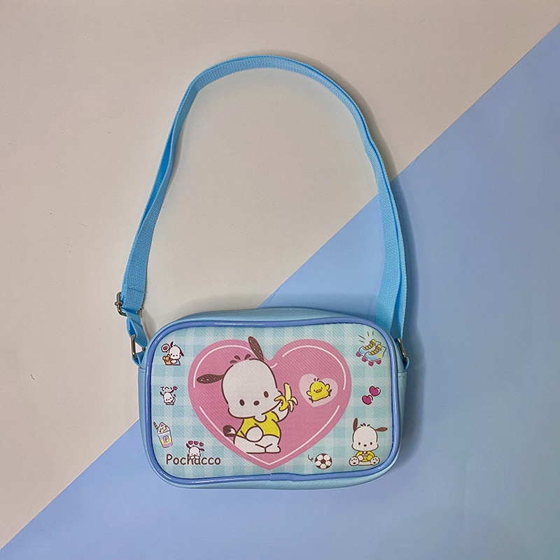 Túi Da Đeo Chéo Kuromi Hình Vuông Nhỏ Đựng Điện Thoại Đa Năng Thời Trang Phong Cách Hàn Quốc Cho Nữ