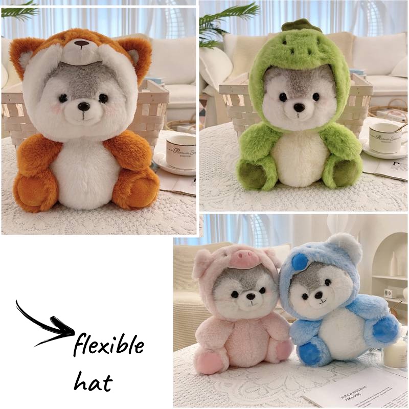 Thú Nhồi Bông Hình Chú Chó Hoạt Hình Dễ Thương 20cm / 30cm