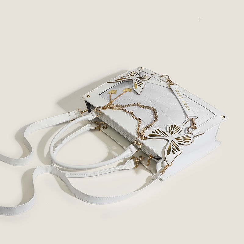 Mnefokc Mê Cung Bướm Thiếu Nữ Tott Túi Một Vai Chéo Lolita Gothic Mạng Nhện Tối Loạt Đau Túi