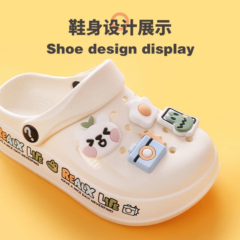 Dép crocs bánh mì ICCLEK 32zDDX072605 thoải mái cho nữ