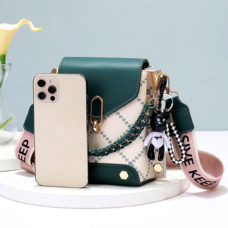 Mnefokc Túi Xách Nữ Túi Xách Điện Thoại Mini Mới Thời Trang 100 Chiếc Đáng Yêu Một Vai Nghiêng Túi Xách Nữ Phong Cách