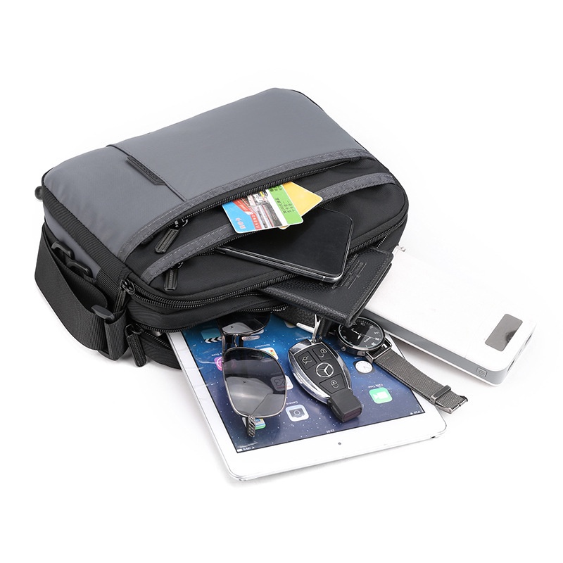 JINRU  túi đeo chéo nam to túi nam thời trang 2023 NEW  Beautiful Trendy Hàn Quốc Cái mới K92U025 37Z230910