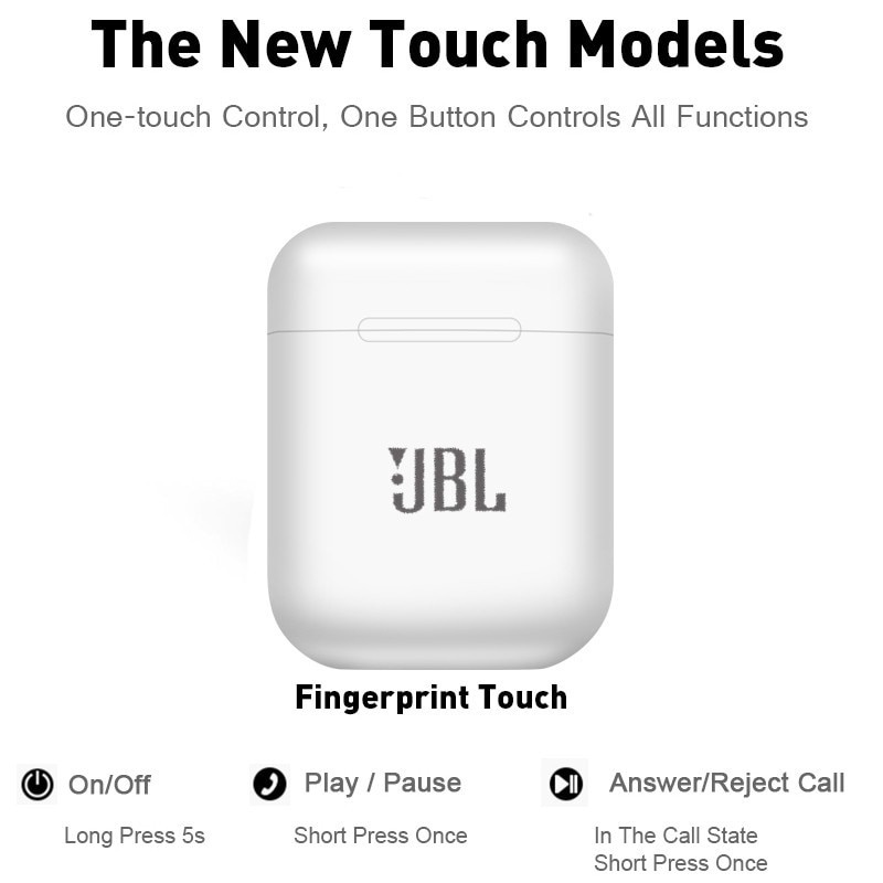 JBL Tai Nghe TWS Bluetooth 5.0 Không Dây TWS Có Micro Và Hộp Sạc