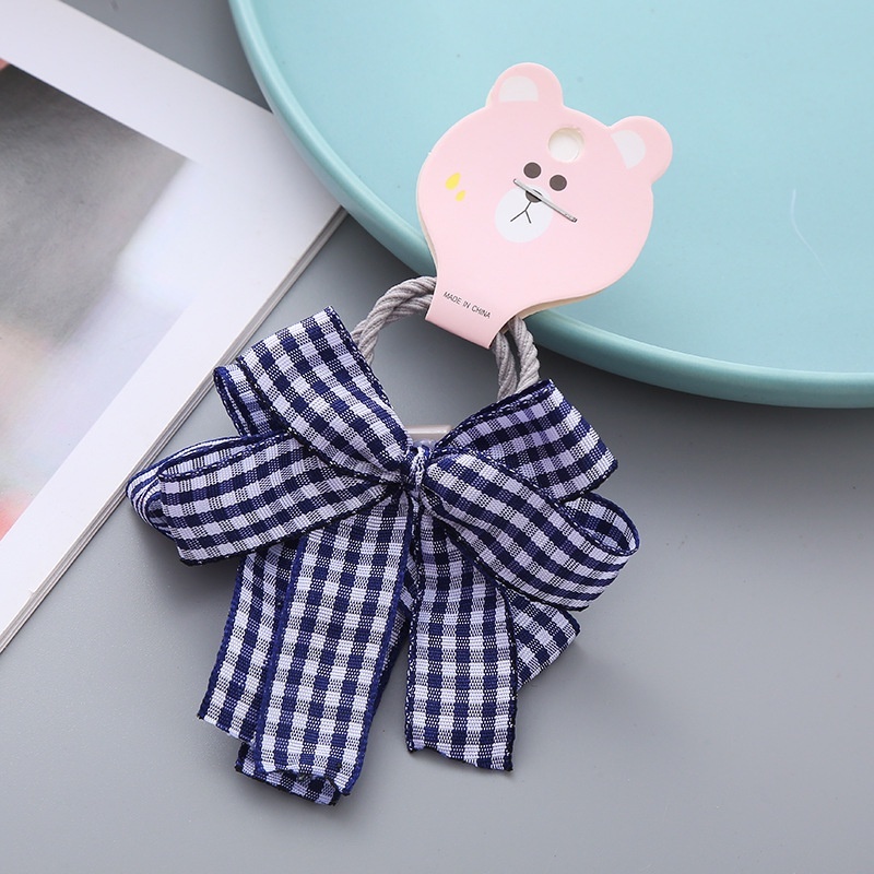 Set 2 Dây Buộc Tóc Đính Nơ Dễ Thương Cho Bé Gái