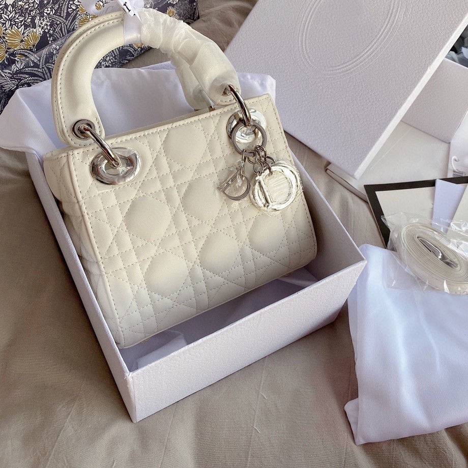 Túi Nữ Ba Lưới Túi Diana Mới Nhỏ Ck Dây Xích Hình Thoi Túi Đeo Vai Messenger Xu Hướng