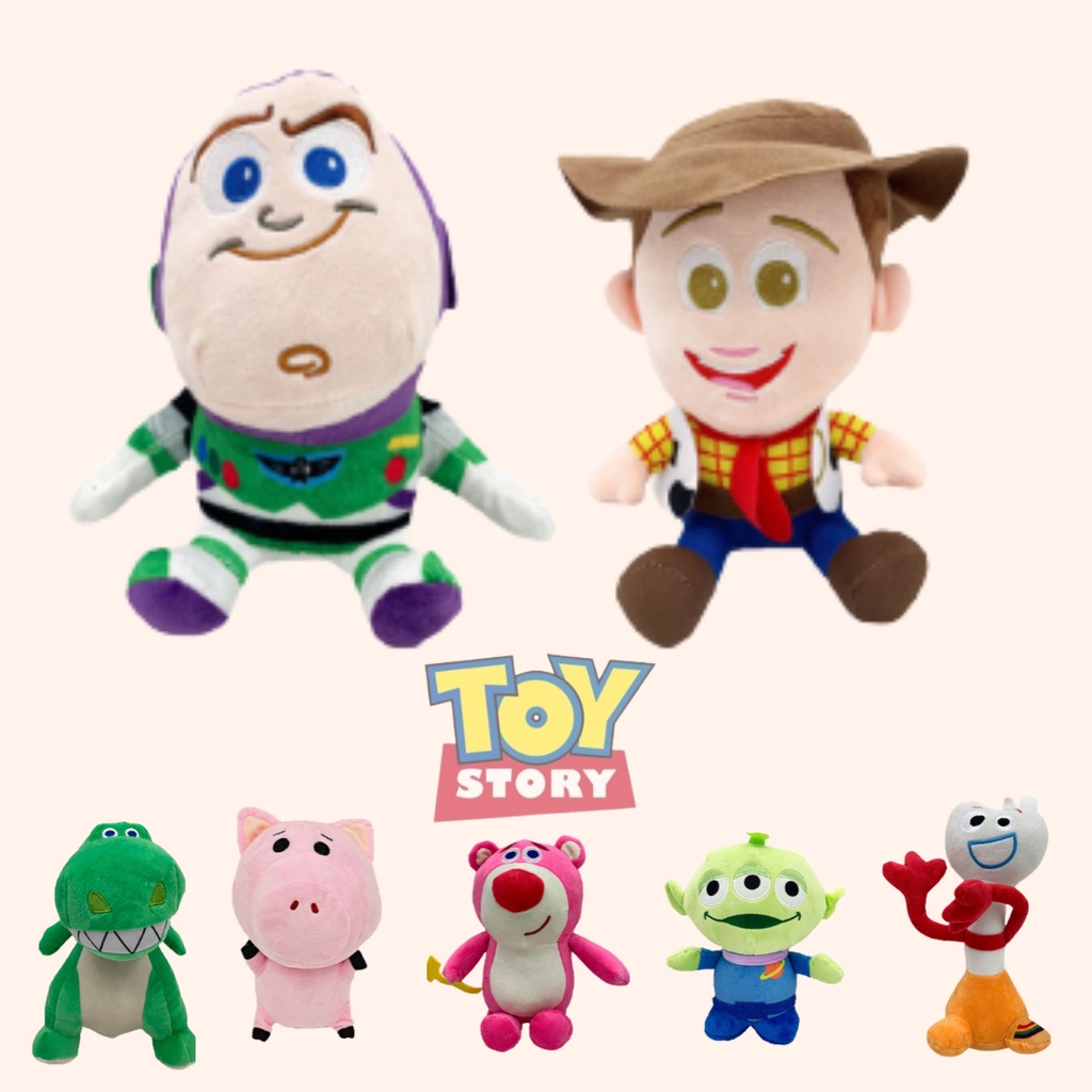 Búp Bê Nhồi Bông Hình Forky Lotso Trong Toy Story 20cm