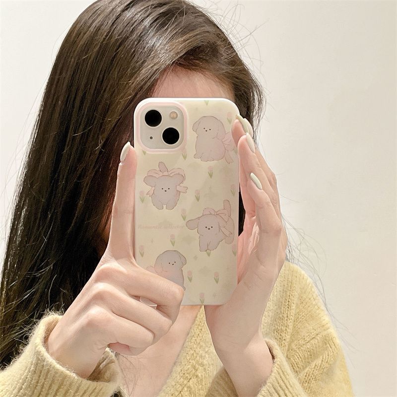 Suitable for OPPO phone case Reno9/Reno8/Reno7pro/reno6/7z/5 new cartoon all-inclusive anti-drop mobile phone case soft case R17 couple model A72/A53/A9 2020/4Z 5G/F11/A31/A78/A77/Findx5pro