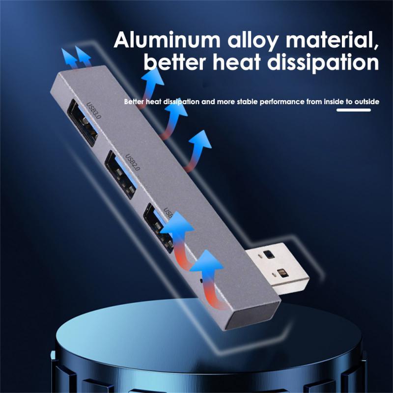 Bộ Chia HdoorLink 3 Cổng USB 3.0 HUB 3 Trong 1 OTG USB 3.0 2.0 Type C Tốc Độ Cao Cho Máy Tính Laptop