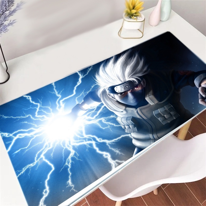 Tấm Lót Chuột Và Bàn Phím Chơi Game In Hình Naruto Kakashi Gaara Sasuke Dành Cho PC Laptop