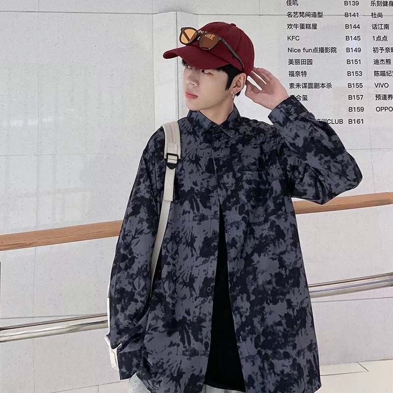 Áo Sơ Mi Nam Dài Tay Họa Tiết Sọc Dọc Thời Trang Hàn Quốc