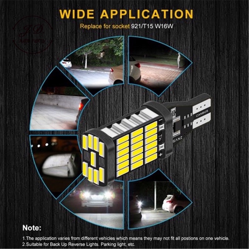 Đèn LED Tín Hiệu 45 chip T10 / T15  Cho Xe Hơi Xe Máy