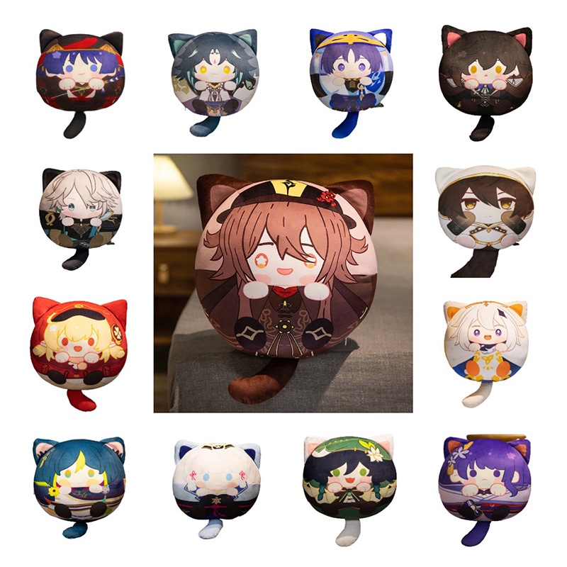 Thú Nhồi Bông Hình Nhân Vật Genshin Dễ Thương