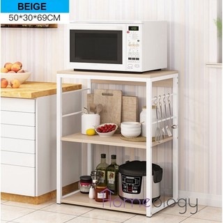 4 Sizes Kitchen Rack Storage Organizer Holder Microwave Oven Shelf