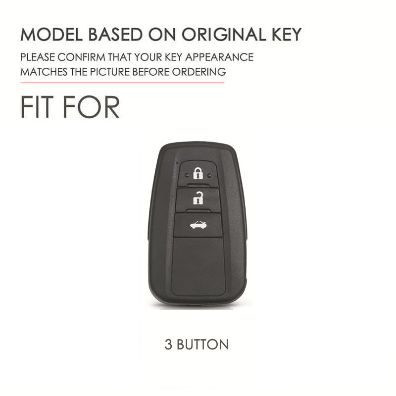 Vỏ Da + Kim Loại Bảo Vệ Chìa Khóa Xe Hơi Toyota All-New Camry / Corolla Altis / Cross 2019-2023 Vios