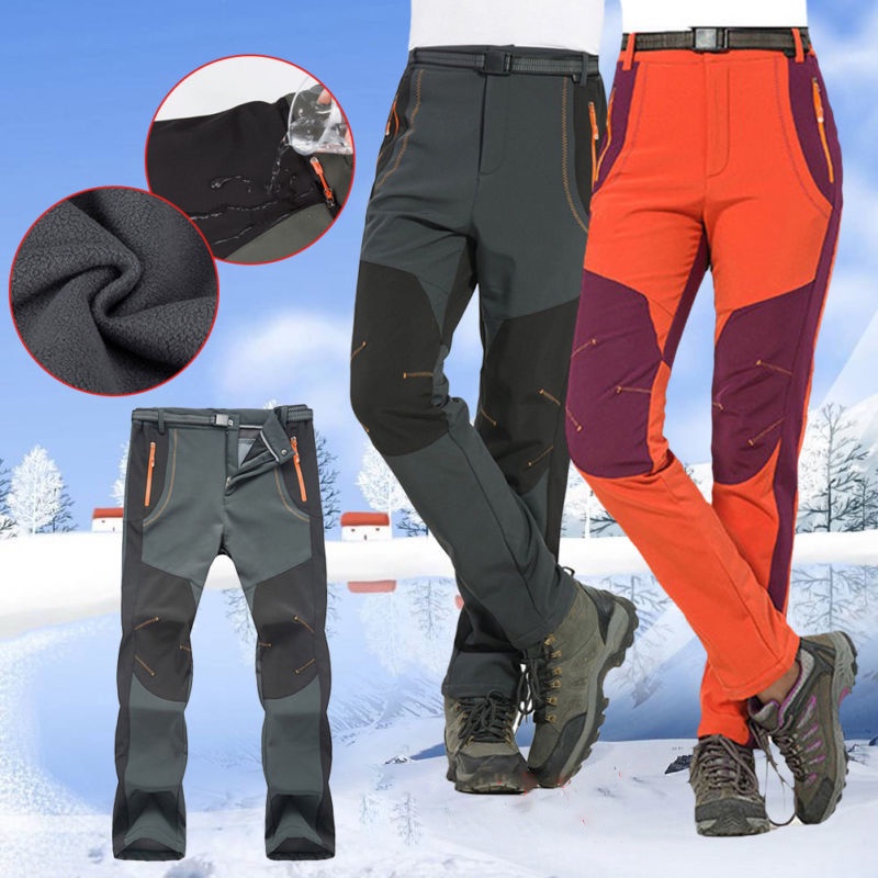 Quần Dài Leo Núi Chống Thấm Nước Giữ Ấm Cho Nam Nữ