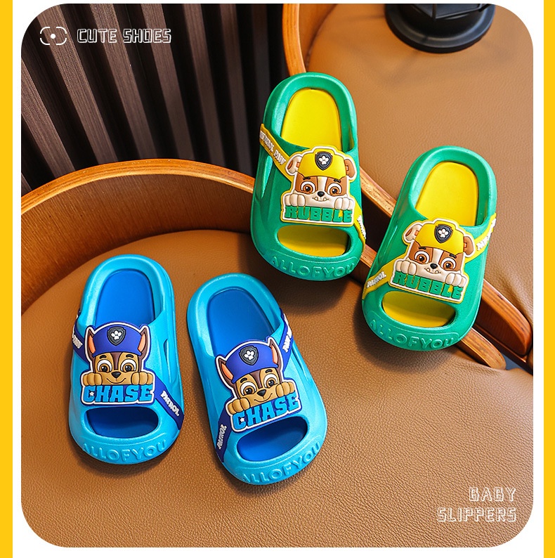 Dép Đi Trong Nhà Đế Mềm Họa Tiết Hoạt Hình Thời Trang Mùa Hè Cho Bé Trai