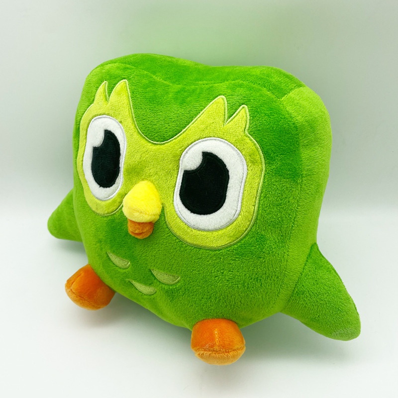 HYC Humey Gấu bông Duolingo cute- thú nhồi bông hình cú Duo phiên bản kỉ niệm 10 năm dành cho bé 20cm