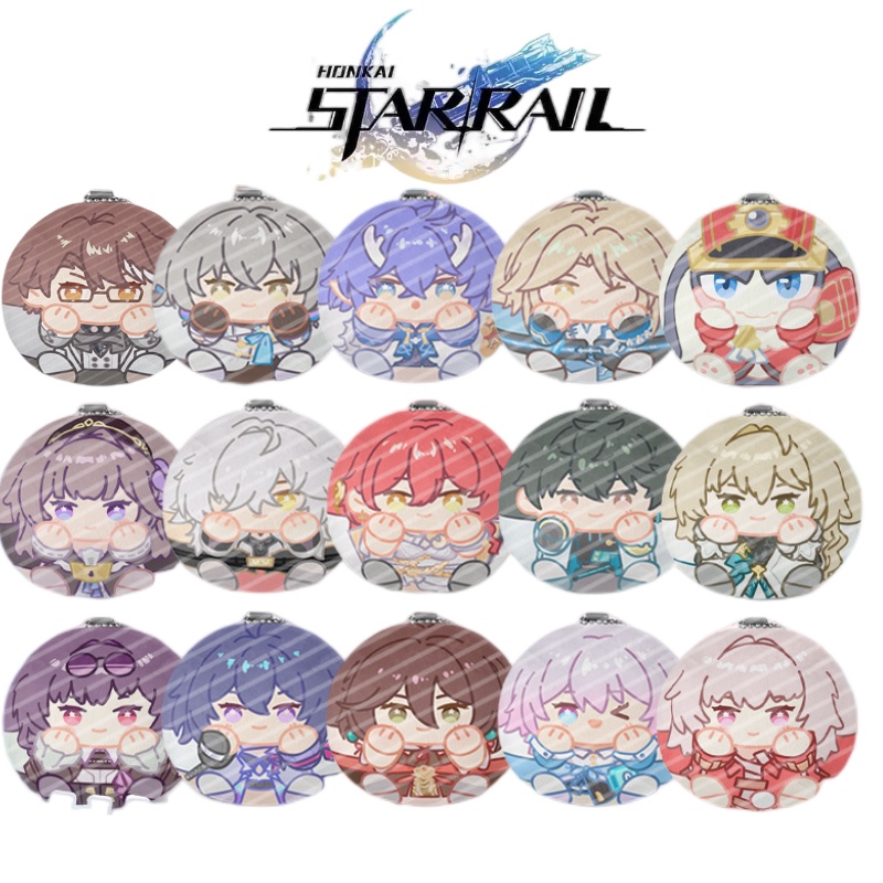 Móc Khóa Nhồi Bông 9cm Honkai: Star Rail March 7th Bronya Dễ Thương