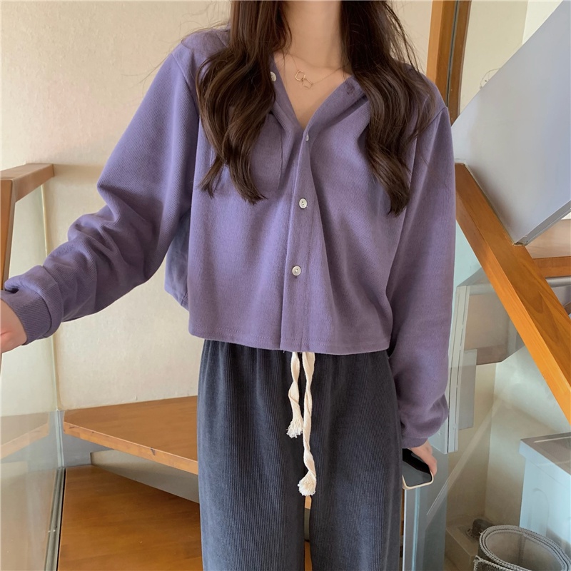 Áo cardigan Tay Dài Dáng Rộng 66963