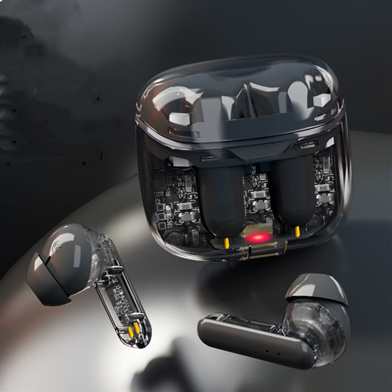 Tai Nghe Không Dây Bluetooth Chống Ồn Thông Minh TWS Có Màn Hình LCD Tích Hợp Mic