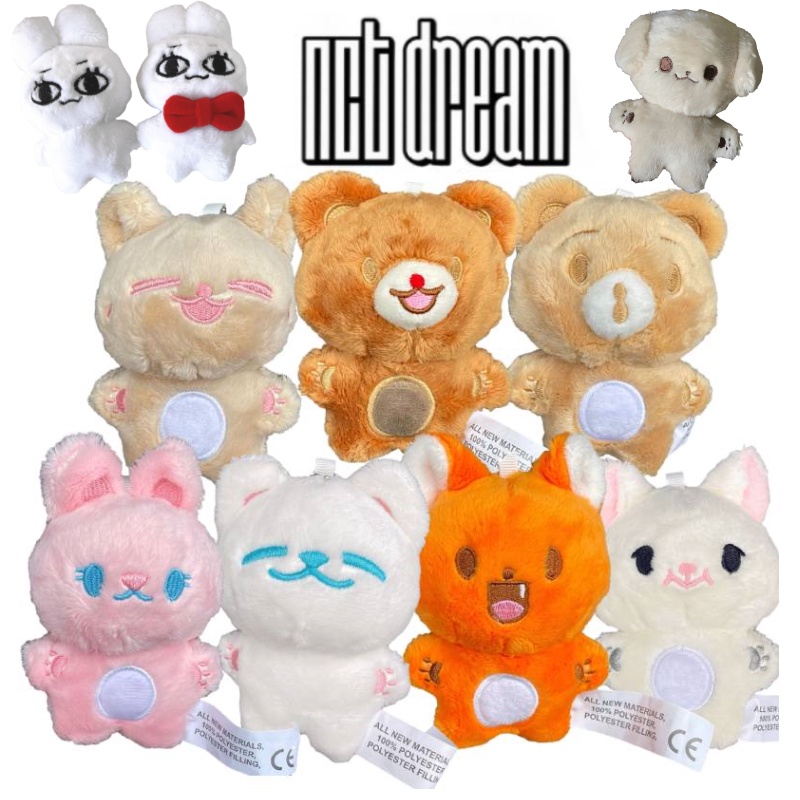 Móc Khóa Hình Thú Nhồi Bông Hoạt Hình Kpop NCT DREAM Jeno JAEMIN
