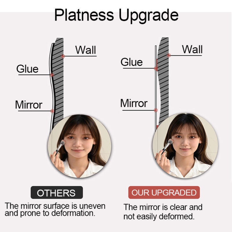 Gương Dán Tường Tự Dính Chống Vỡ Tiện Dụng