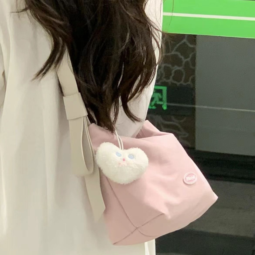 PUMB  túi vải đeo chéo bao tử  nhỏ vải đeo chéo túi đeo chéo đi học  Korean Style Phong cách Thoải mái Thanh lịch L91TKTG 37Z230911