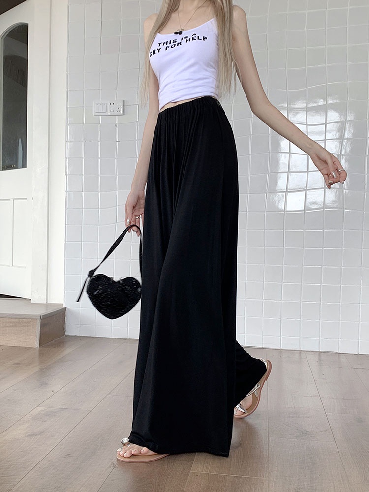 Quần Ống Rộng Lưng Cao Thời Trang Mùa Hè Hàng Mới 64453