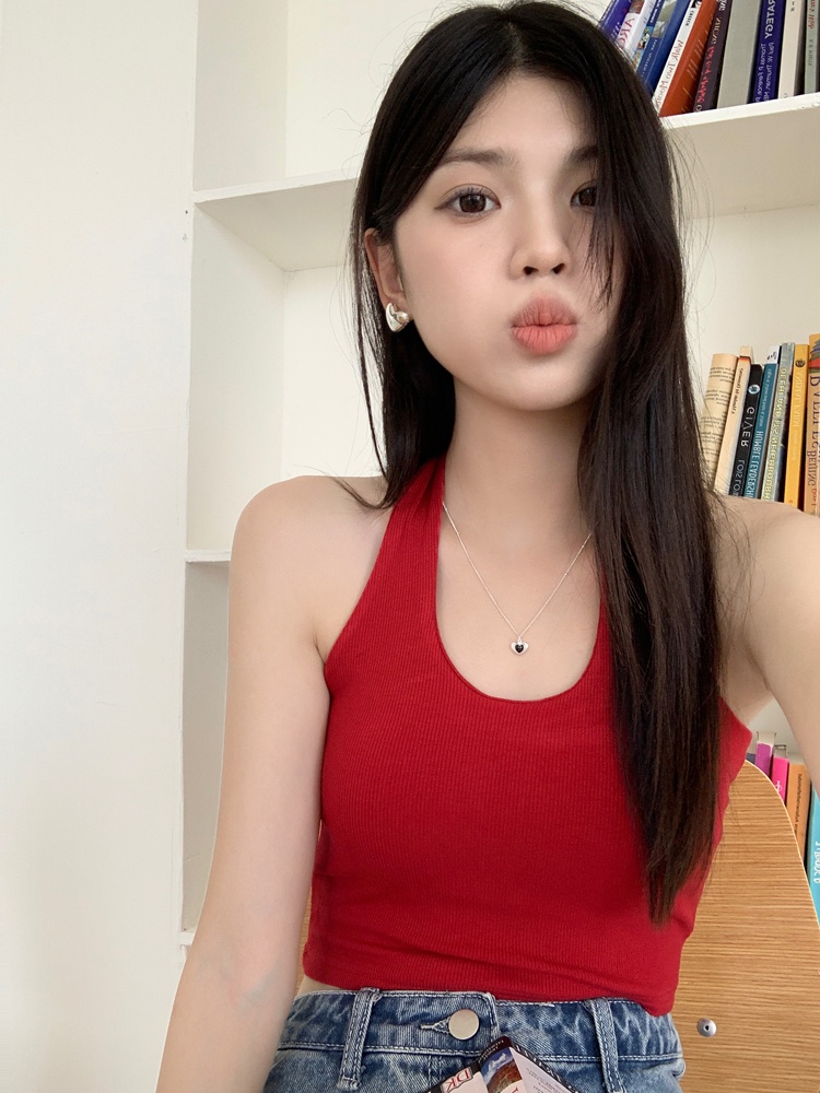 Áo Yếm Hai Dây Mỏng Vừa Vặn Với Đệm Ngực 64475