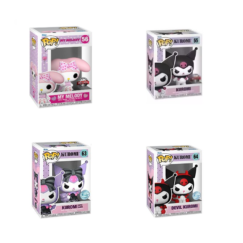 Mô Hình Nhân Vật Sanrio Kuromi Melody Dễ Thương