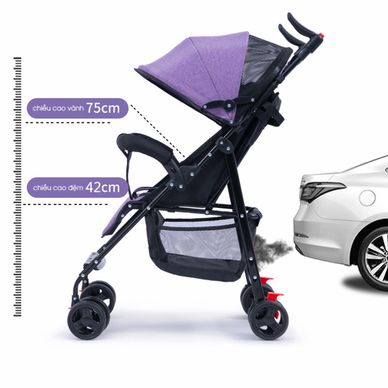 Xe Đẩy Em Bé Có Thể Gấp Gọn Chất Lượng Cao Thoải Mái