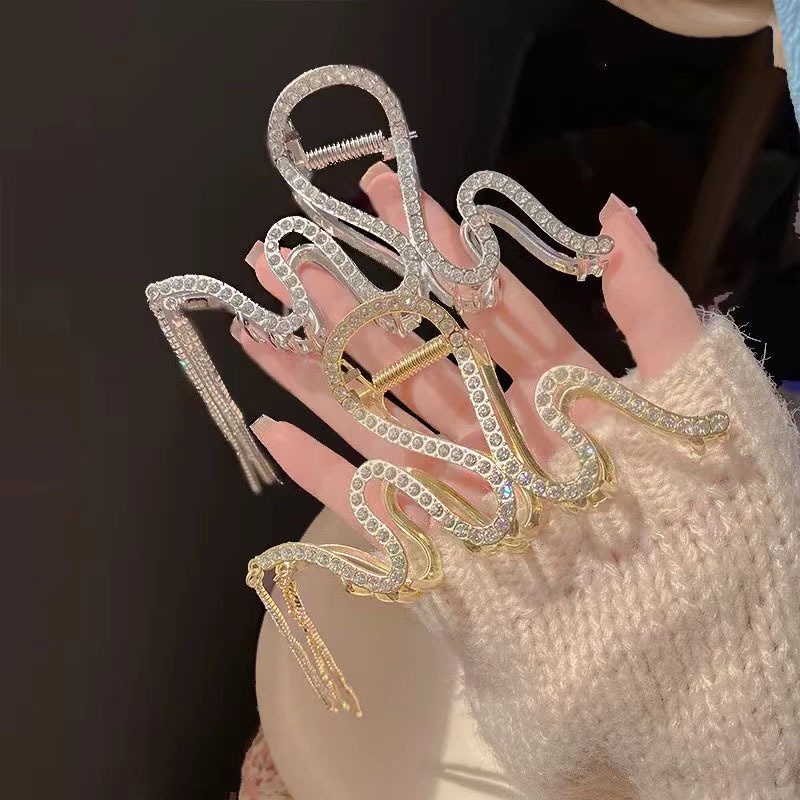 Kẹp Tóc Tua Rua Cỡ Lớn Tạo Kiểu Tóc Xoăn Cho Nữ