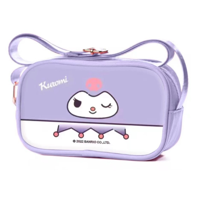 Túi Da Pu Đeo Chéo Đựng Điện Thoại / Tiền Hình Kuromi Melody Sanrio Dành Cho Học Sinh / Người Lớn