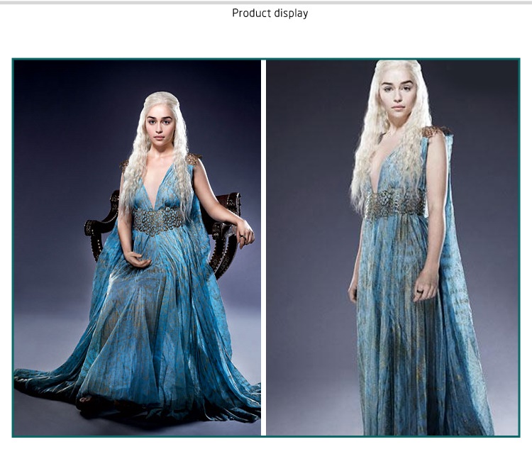 Đầm Maxi Hóa Trang Daenerys Targaryen Phim Game of Thrones