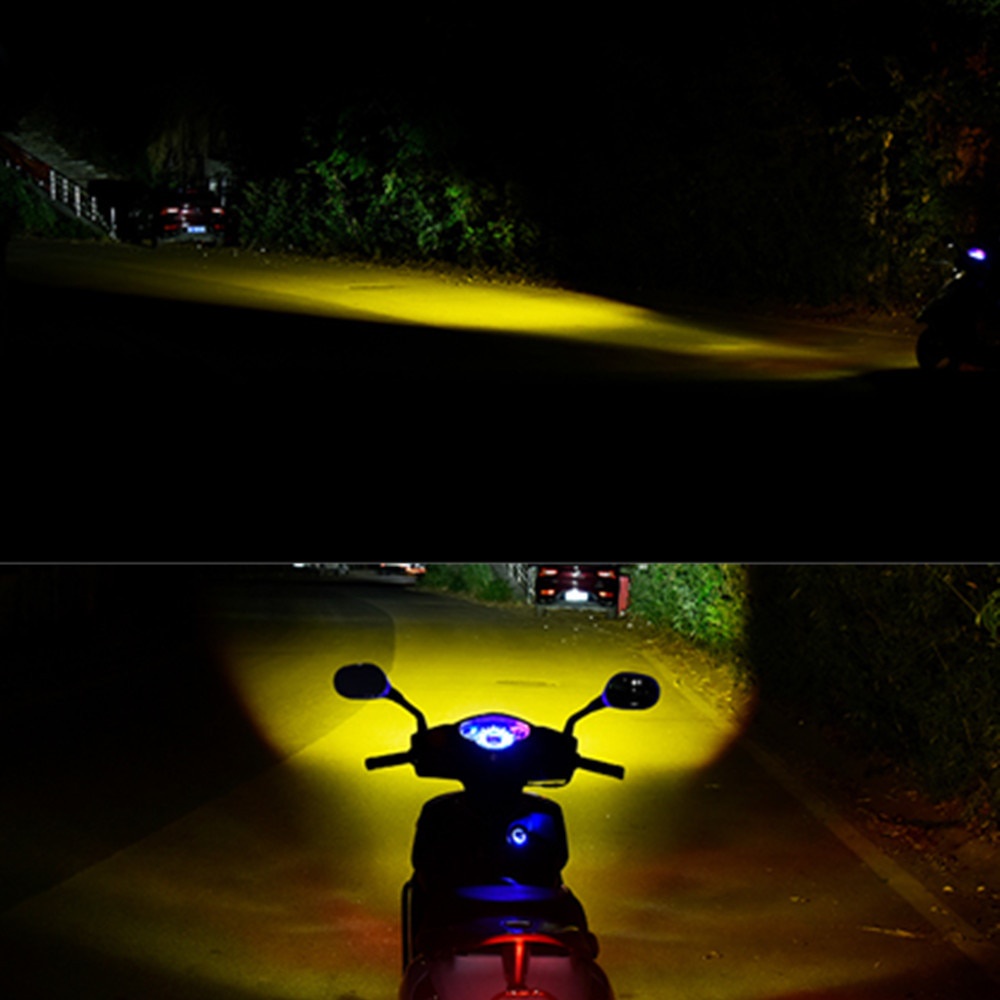 12000lm h4 led đèn pha xe máy bóng đèn csp moto trắng vàng hi-lo beam phụ kiện xe máy 6000k 12v 1pc