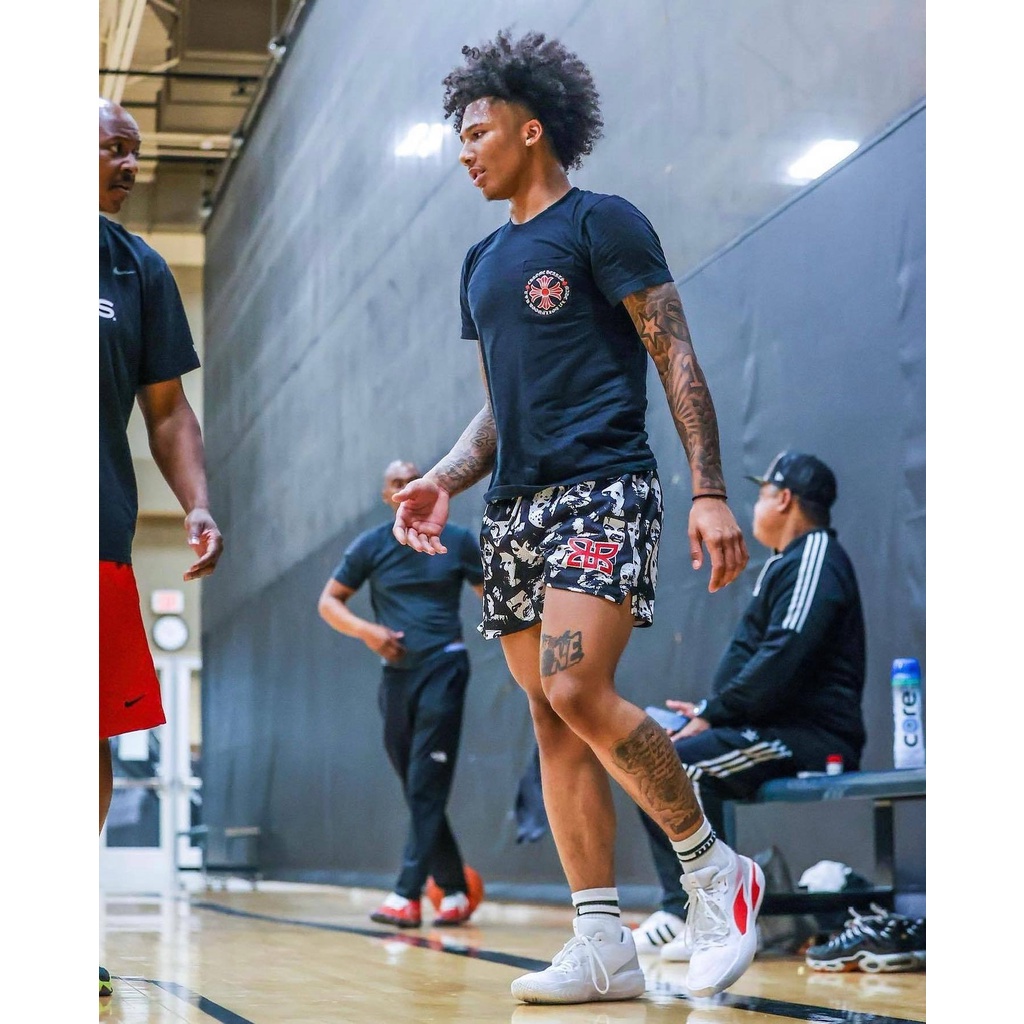 Mới Quần Short Thể Thao Họa Tiết Hoa Đơn Giản Thời Trang Mùa Hè Thoáng Khí Dành Cho Nam