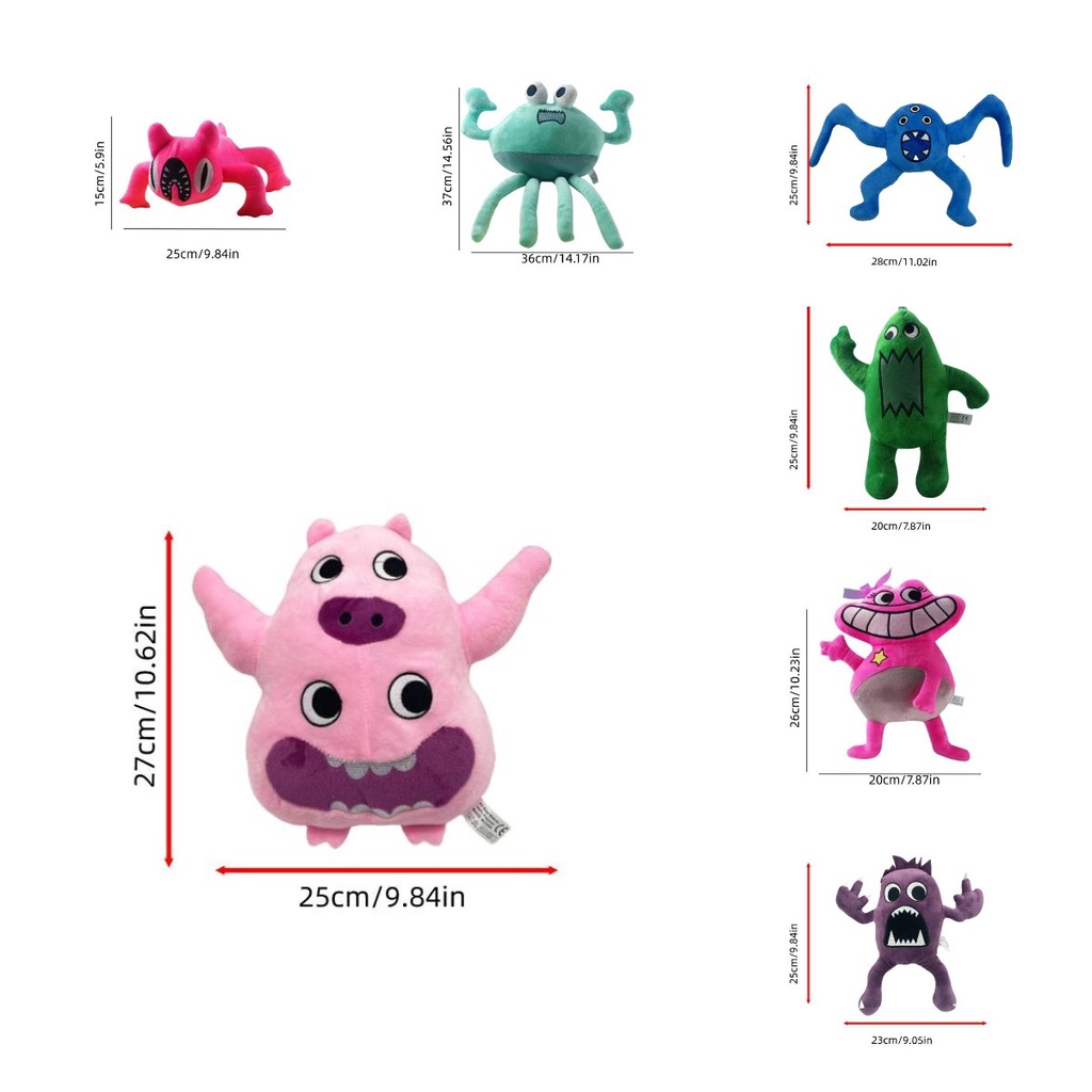 Đồ chơi nhồi bông Hình Nhân Vật Trong Phim Monster Garten Of Banban Mềm Mại