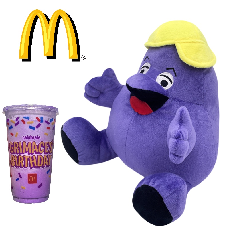 Grimace Đồ chơi nhồi bông Hình Động Vật Đáng Yêu Cho Bé