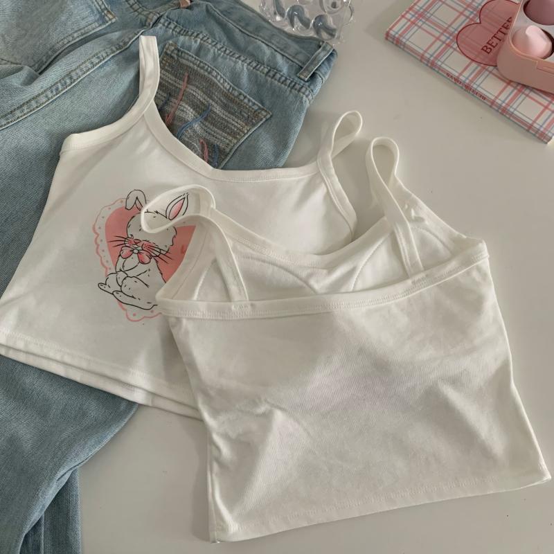 64038 Áo Yếm Nữ Mùa Hè Hình Thỏ Dễ Phối Đồ