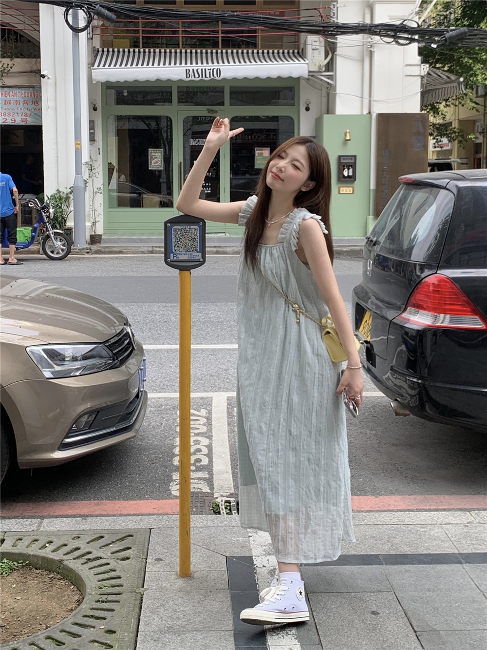Đầm Hai Dây Dáng Dài Vừa Thời Trang Mùa Hè 65712